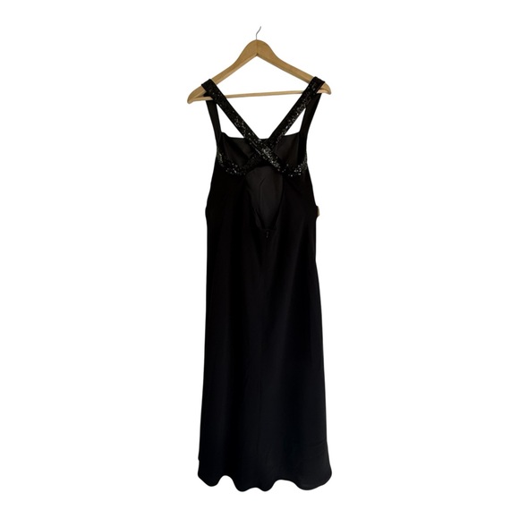 Ralph Lauren Black Sequin Strap Chemise - Picture 2 of 11